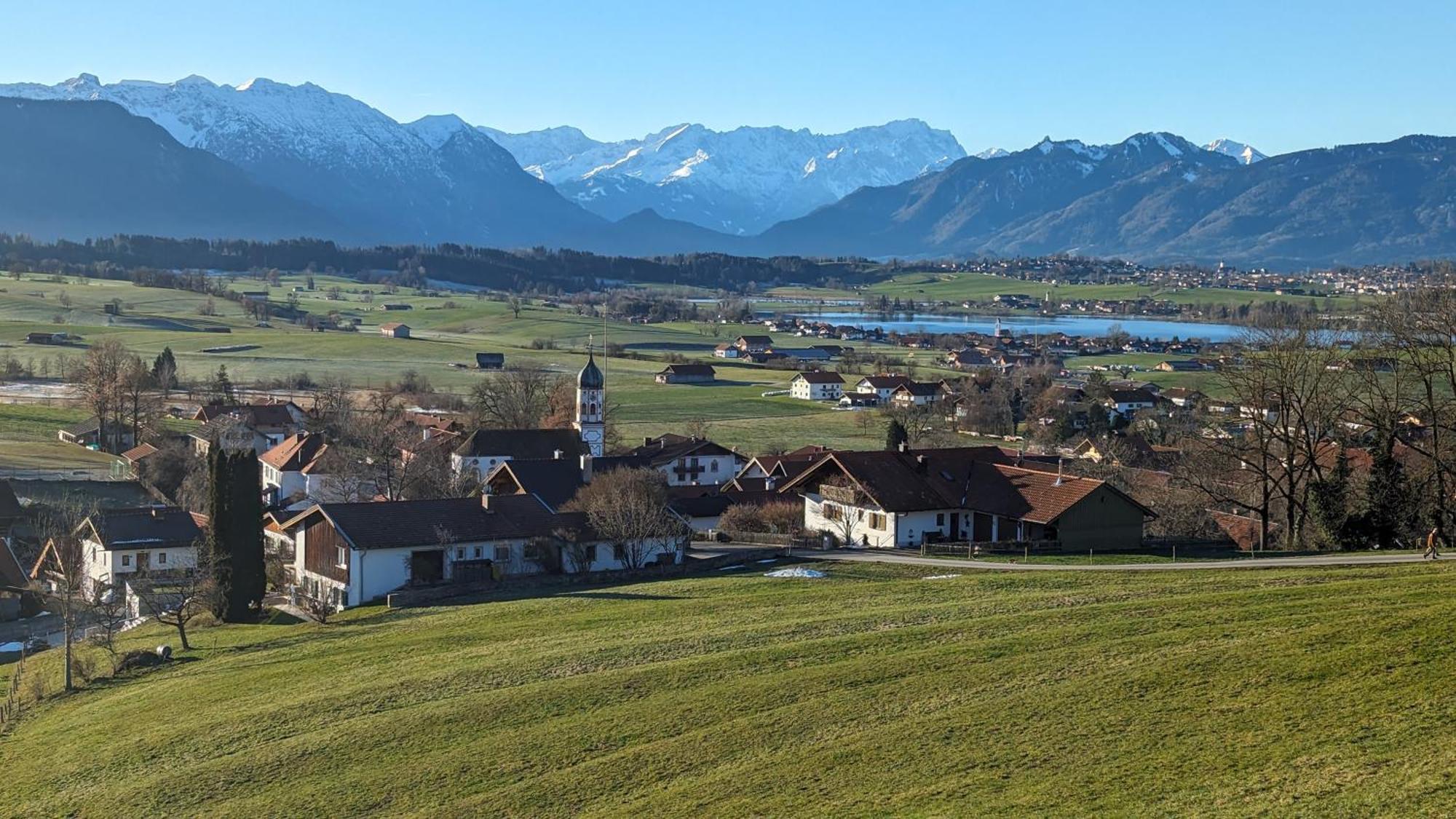 Liboria I Traumhafte Ferienwohnung In Aidling Am Riegsee Mit Atemberaubendem Panoramablick! المظهر الخارجي الصورة